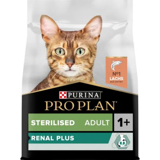 Hrana uscata Purina Pro Plan Sterilised cu somon pentru pisici, 10 Kg